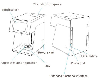 Kaffeedrucker CINOART Pro-CT2